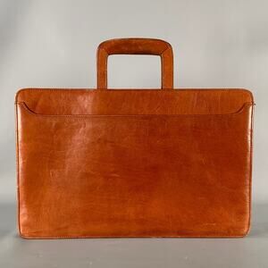 VINTAGE Brown Leather Briefcase